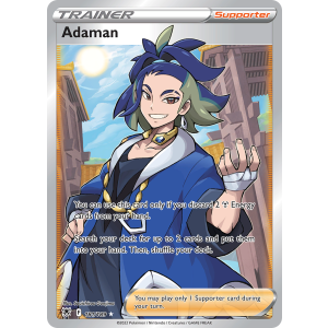 Rare Ultra Adaman 181/189 Pokemon TCG Sword & Shield Astral Radiance