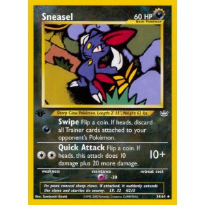 Sneasel 24/64 Pokemon TCG Neo Neo Revelation