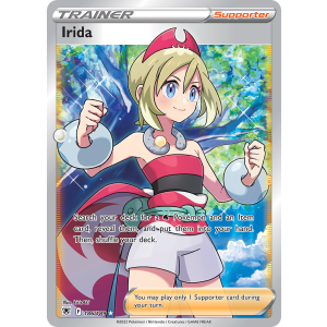 Rare Ultra Irida 186/189 Pokemon TCG Sword & Shield Astral Radiance