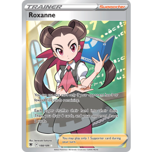 Rare Ultra Roxanne 188/189 Pokemon TCG Sword & Shield Astral Radiance