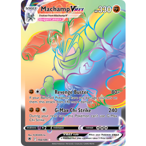 Rare Rainbow Machamp VMAX 194/189 Pokemon TCG Sword & Shield Astral Radiance