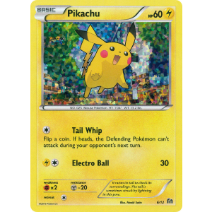  Pikachu 6/12 Pokemon TCG Other McDonald's Collection 2016