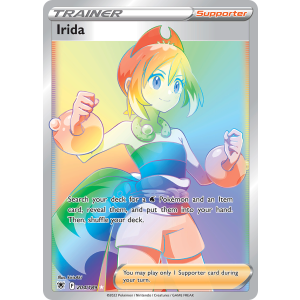 Rare Rainbow Irida 204/189 Pokemon TCG Sword & Shield Astral Radiance