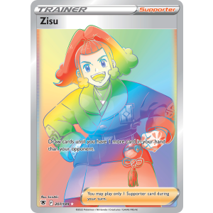 Rare Rainbow Zisu 207/189 Pokemon TCG Sword & Shield Astral Radiance