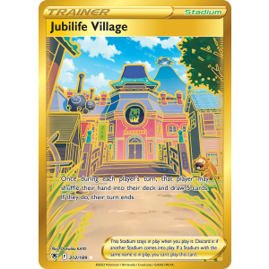 Rare Secret Jubilife Village 212/189 Pokemon TCG Sword & Shield Astral Radiance