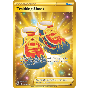 Rare Secret Trekking Shoes 215/189 Pokemon TCG Sword & Shield Astral Radiance