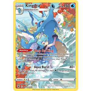 Trainer Gallery Rare Holo Kingdra TG03/30 Pokemon TCG Sword & Shield Astral Radiance Trainer Gallery