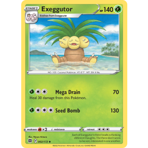 Exeggutor 2/172 Pokemon TCG Sword & Shield Brilliant Stars