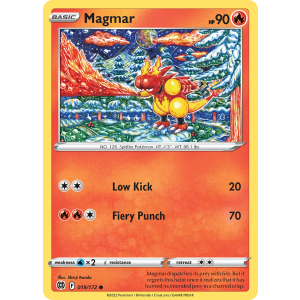 Magmar 19/172 Pokemon TCG Sword & Shield Brilliant Stars