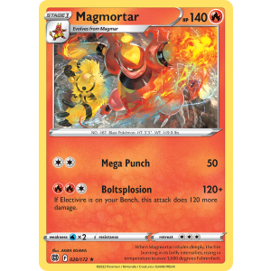 Magmortar 20/172 Pokemon TCG Sword & Shield Brilliant Stars