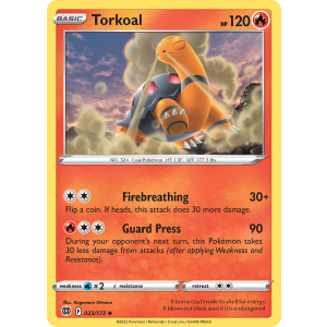 Torkoal 23/172 Pokemon TCG Sword & Shield Brilliant Stars