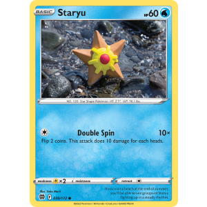 Staryu 30/172 Pokemon TCG Sword & Shield Brilliant Stars