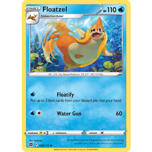 Floatzel 39/172 Pokemon TCG Sword & Shield Brilliant Stars