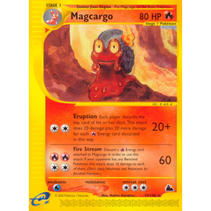 Magcargo 17/144 Pokemon TCG E-Card Skyridge