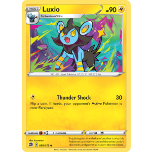 Luxio 50/172 Pokemon TCG Sword & Shield Brilliant Stars