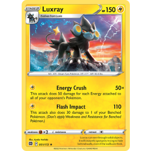 Luxray 51/172 Pokemon TCG Sword & Shield Brilliant Stars