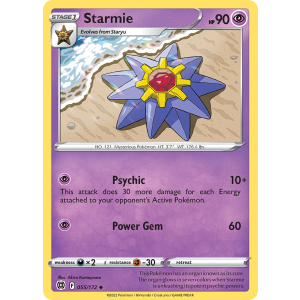 Starmie 55/172 Pokemon TCG Sword & Shield Brilliant Stars