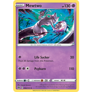 Mewtwo 56/172 Pokemon TCG Sword & Shield Brilliant Stars