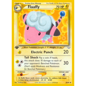 Flaaffy 28/64 Pokemon TCG Neo Neo Revelation