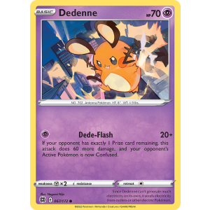 Dedenne 67/172 Pokemon TCG Sword & Shield Brilliant Stars