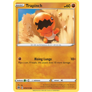 Trapinch 74/172 Pokemon TCG Sword & Shield Brilliant Stars