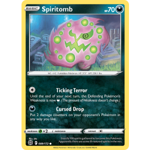 Spiritomb 89/172 Pokemon TCG Sword & Shield Brilliant Stars