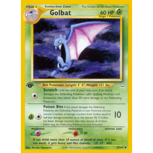 Golbat 29/64 Pokemon TCG Neo Neo Revelation