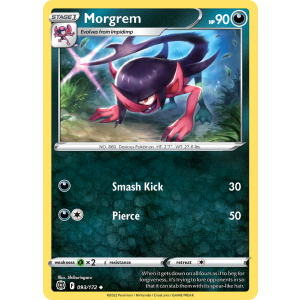 Morgrem 93/172 Pokemon TCG Sword & Shield Brilliant Stars