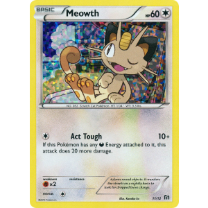  Meowth 11/12 Pokemon TCG Other McDonald's Collection 2016