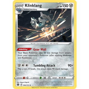 Klinklang 104/172 Pokemon TCG Sword & Shield Brilliant Stars