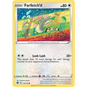 Farfetch'd 115/172 Pokemon TCG Sword & Shield Brilliant Stars