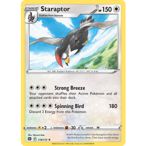 Staraptor 119/172 Pokemon TCG Sword & Shield Brilliant Stars