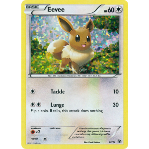  Eevee 12/12 Pokemon TCG Other McDonald's Collection 2016