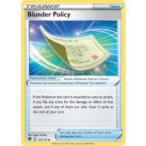 Blunder Policy 131/172 Pokemon TCG Sword & Shield Brilliant Stars