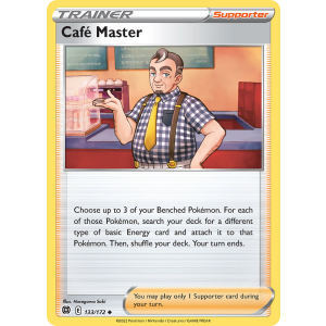 Café Master 133/172 Pokemon TCG Sword & Shield Brilliant Stars