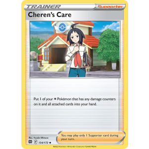 Cheren's Care 134/172 Pokemon TCG Sword & Shield Brilliant Stars