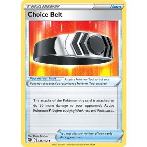 Choice Belt 135/172 Pokemon TCG Sword & Shield Brilliant Stars