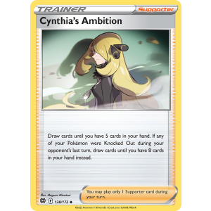 Cynthia's Ambition 138/172 Pokemon TCG Sword & Shield Brilliant Stars