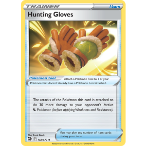 Hunting Gloves 142/172 Pokemon TCG Sword & Shield Brilliant Stars