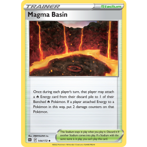 Magma Basin 144/172 Pokemon TCG Sword & Shield Brilliant Stars