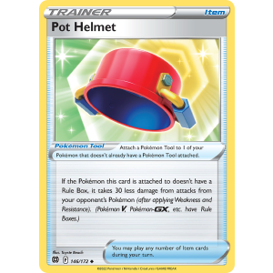 Pot Helmet 146/172 Pokemon TCG Sword & Shield Brilliant Stars