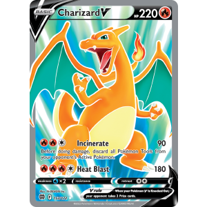 Rare Ultra Charizard V 153/172 Pokemon TCG Sword & Shield Brilliant Stars