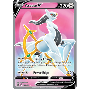 Rare Ultra Arceus V 165/172 Pokemon TCG Sword & Shield Brilliant Stars