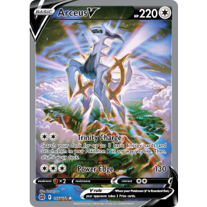 Rare Ultra Arceus V 166/172 Pokemon TCG Sword & Shield Brilliant Stars