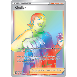 Rare Rainbow Kindler 179/172 Pokemon TCG Sword & Shield Brilliant Stars