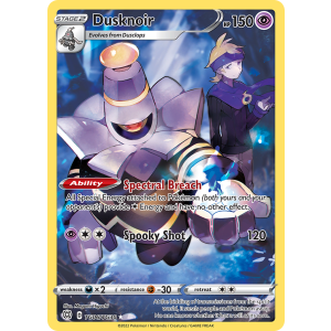 Trainer Gallery Rare Holo Dusknoir TG06/30 Pokemon TCG Sword & Shield Brilliant Stars Trainer Gallery