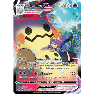 Rare Holo VMAX Mimikyu VMAX TG17/30 Pokemon TCG Sword & Shield Brilliant Stars Trainer Gallery