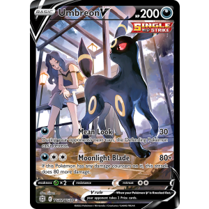 Rare Holo V Umbreon V TG22/30 Pokemon TCG Sword & Shield Brilliant Stars Trainer Gallery