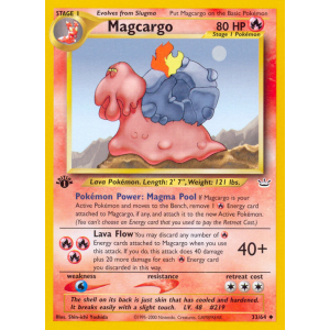 Magcargo 33/64 Pokemon TCG Neo Neo Revelation