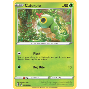 Caterpie 1/264 Pokemon TCG Sword & Shield Fusion Strike